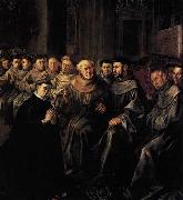 HERRERA, Francisco de, the Elder St Bonaventure Enters the Franciscan Order Germany oil painting artist